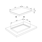 Bếp từ đôi 2 vùng nấu Malloca MH-02IS